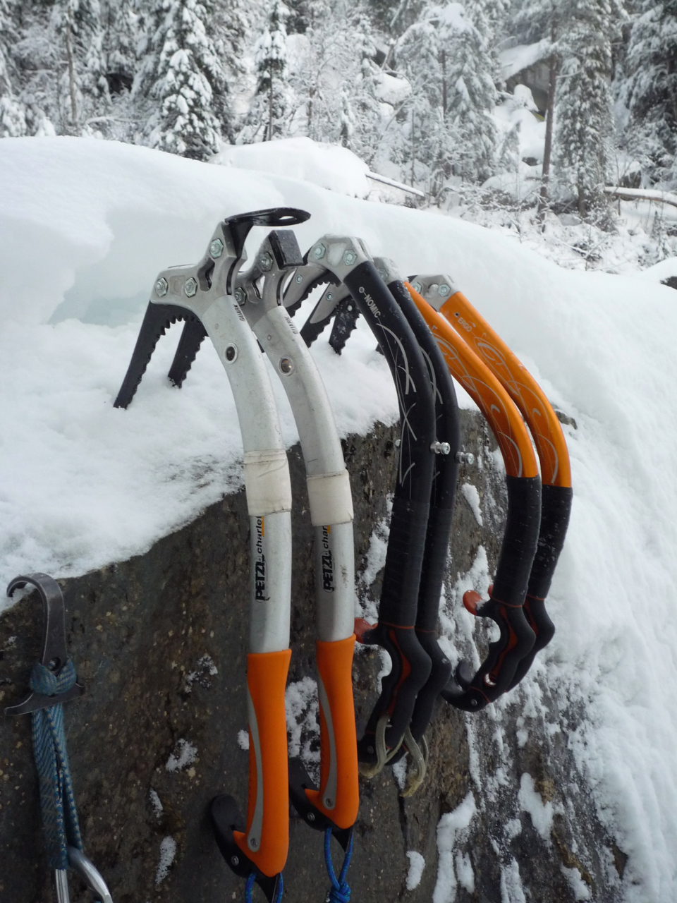 Petzl ice axes
